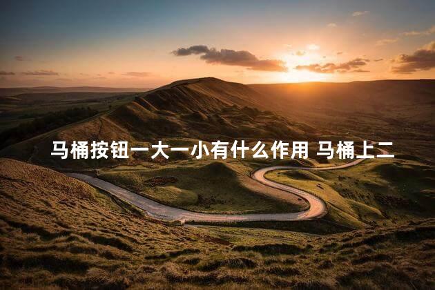 马桶按钮一大一小有什么作用 马桶上二个按钮一大一小怎么用